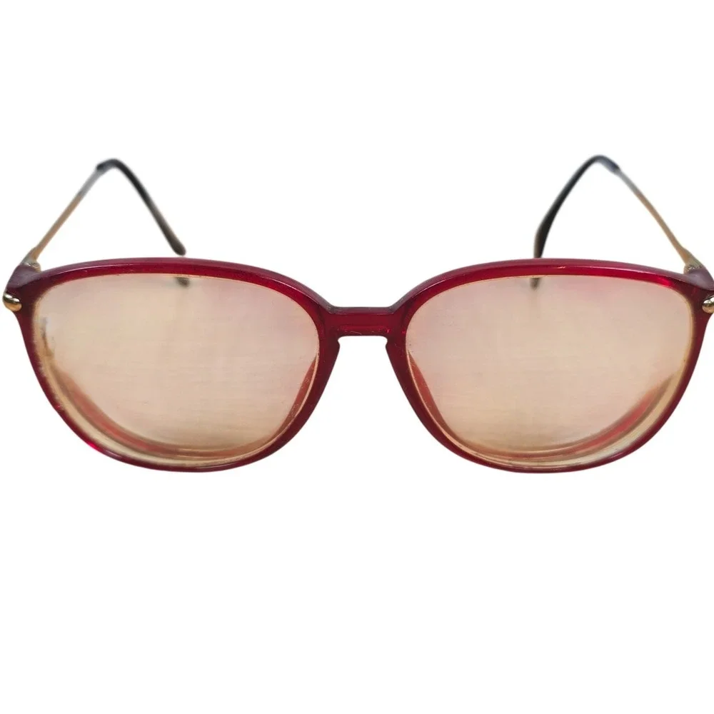 Red Rimmed Eye Glasses Frames Vintage